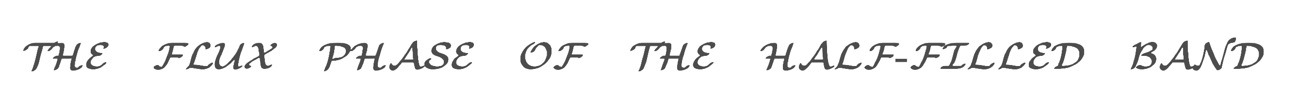 The Flux Phase Theorem